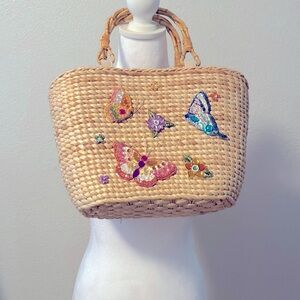 Capelli Straw World Vintage Straw Bag